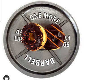 "ONE MORE" 1M Sports Barbell Weight Plate
