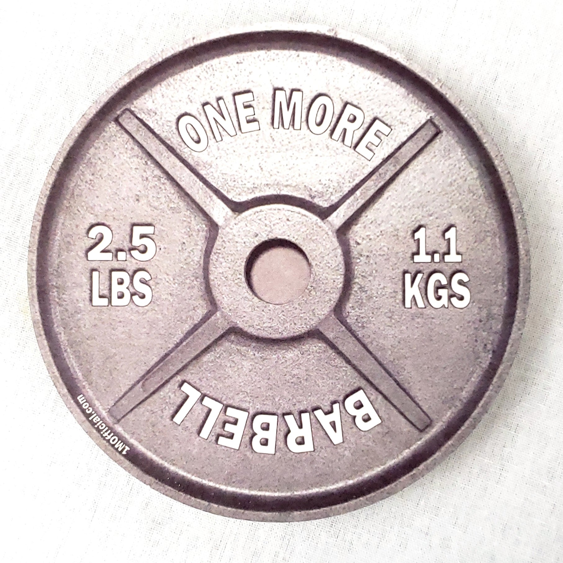 "One More" Barbell Plate 4 Plate 4 Coaster 1 Phone Grip Super-Deal!!!