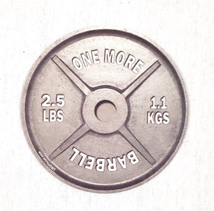 "One More" Barbell Plate Cork Coaster - 1 pc.