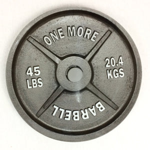 "One More" Barbell Plate 4 Plate 4 Coaster 1 Phone Grip Super-Deal!!!