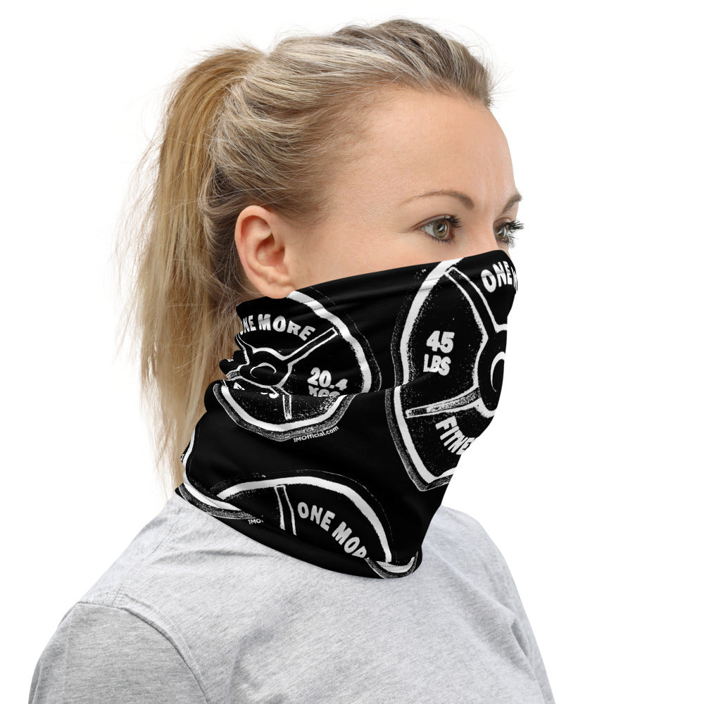 One More Barbell Designed Gym Face Mask/Neck Gaiter